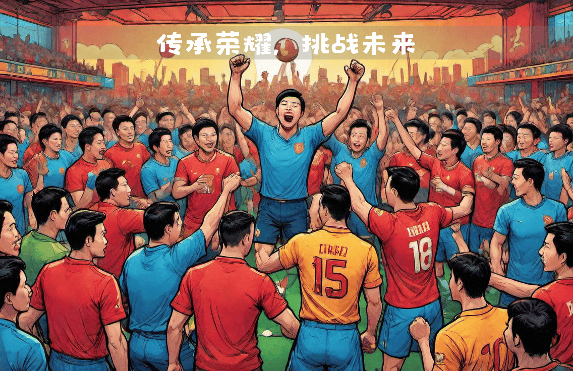 足球赛事精彩纷呈，球员奋力拼搏争夺胜利